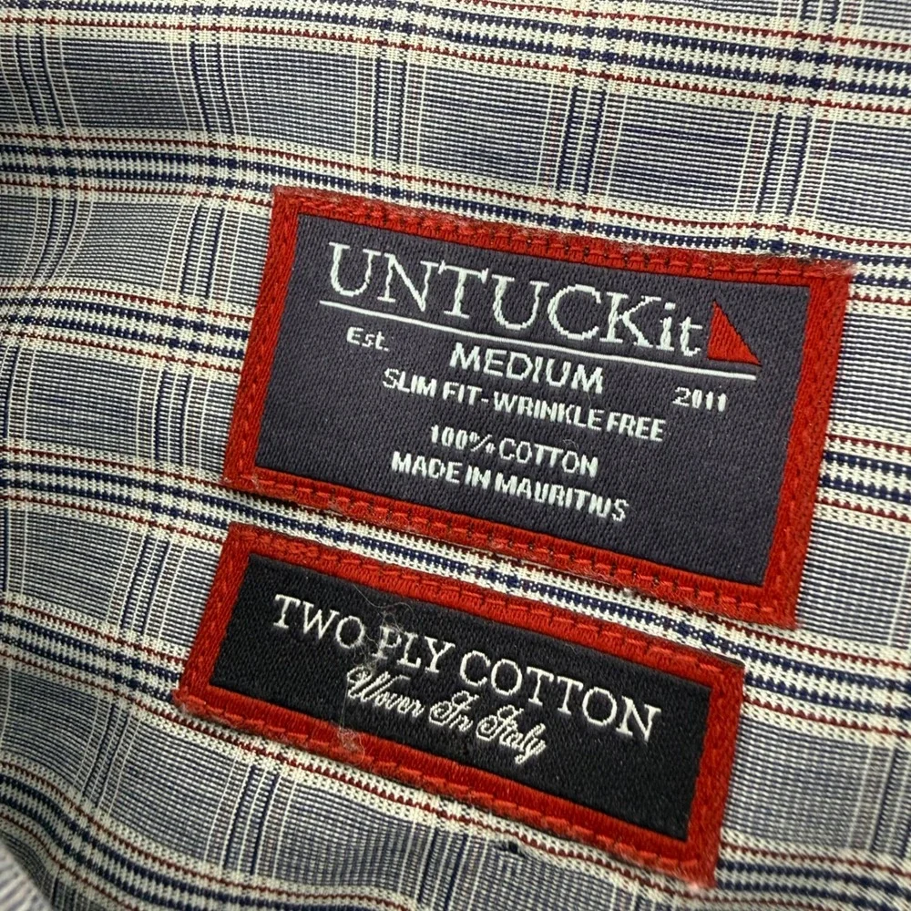 UNTUCKit graystone button